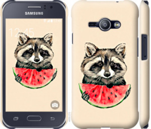 Чехол Енотик с арбузом для Samsung Galaxy J1 Ace J110H
