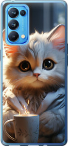 Чехол White cat для Oppo Reno5 Pro
