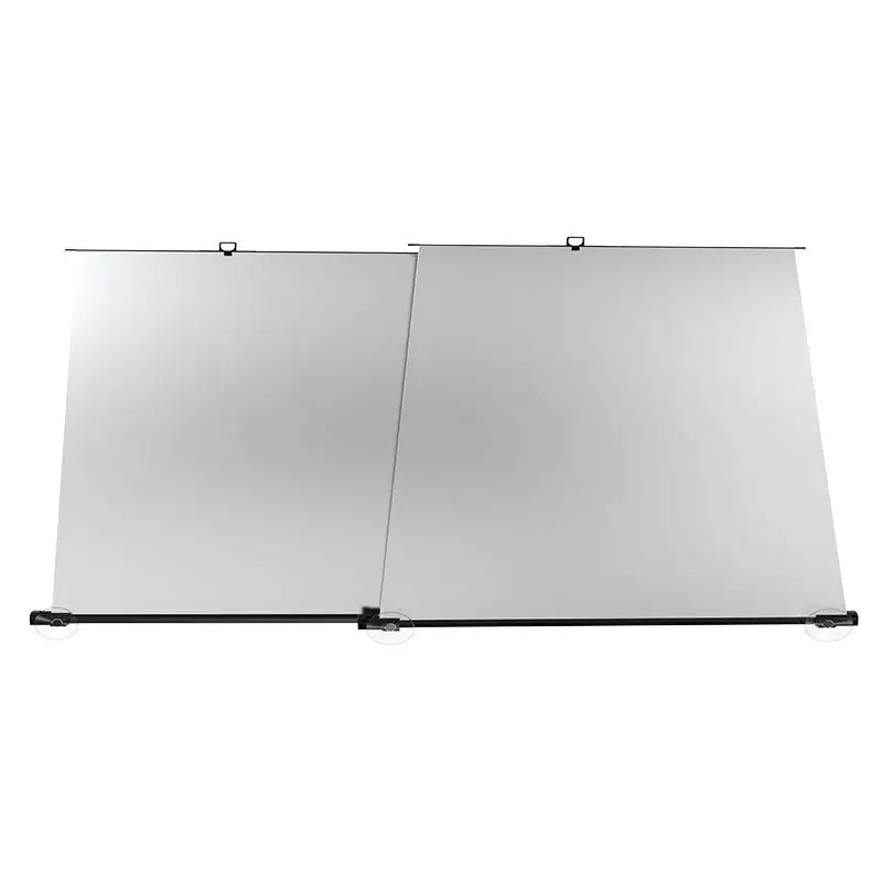Солнцезащитная шторка на лобовое стекло (комплект из 2 шт) (1.35x0.7m) (Black)