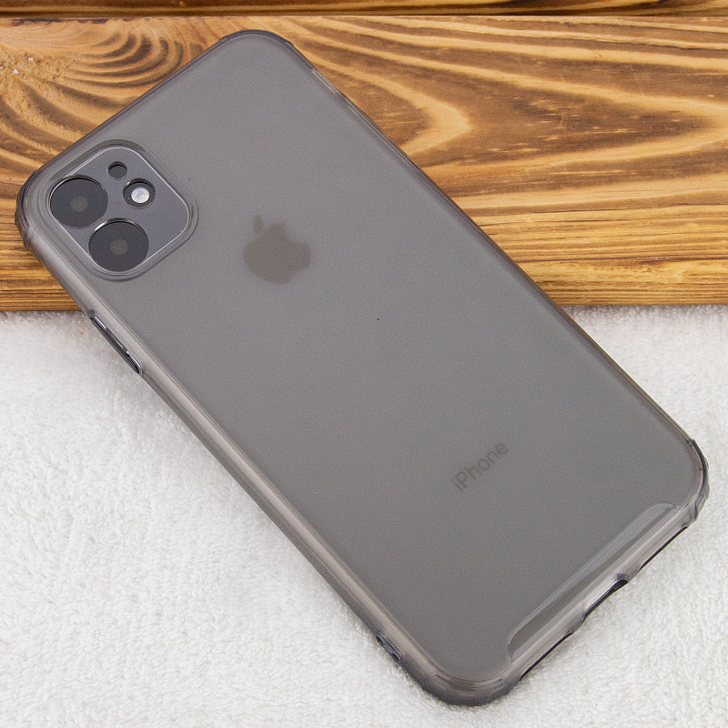 Фото TPU чохол Сolor matte на Apple iPhone 11 (6.1") (Чорний) на vchehle.ua