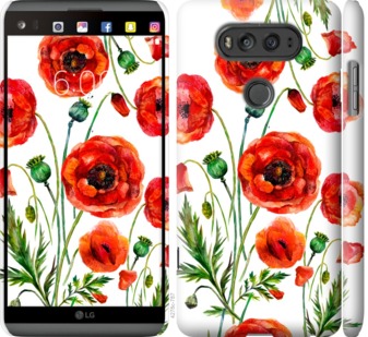 

Чохол Намальовані маки на LG V20 743974
