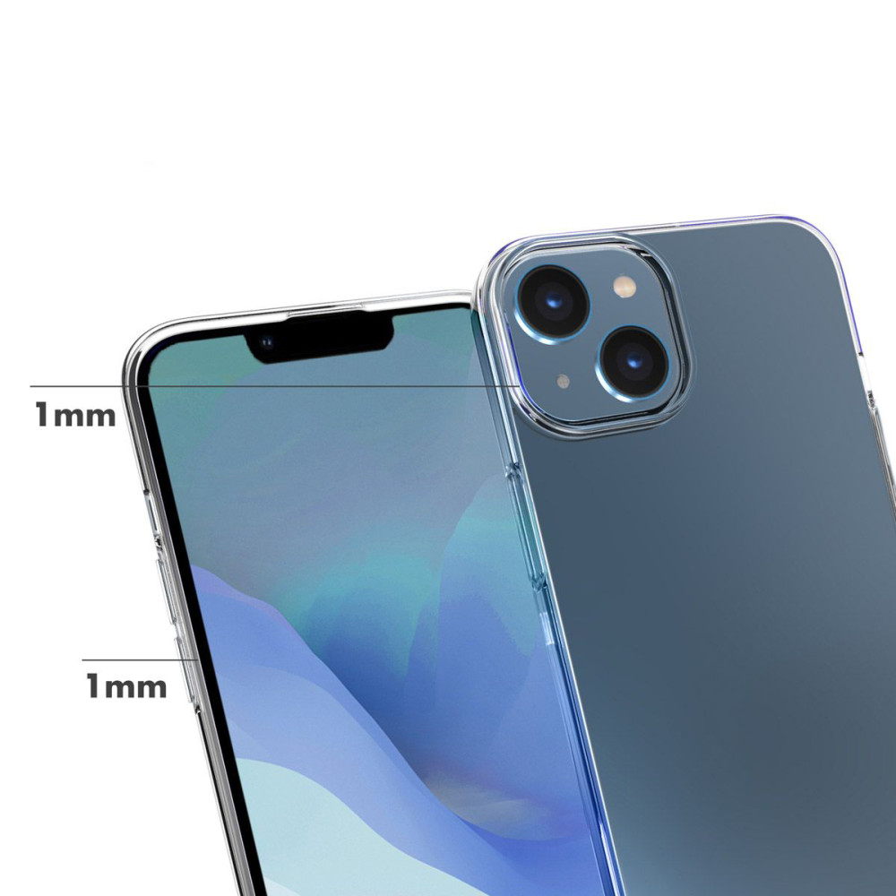 Фото TPU чохол Epic Transparent 1,0mm на Apple iPhone 14 (6.1") (Прозорий (прозорий)) на vchehle.ua