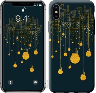 

Чехол Иллюстрация ночного города для iPhone XS (5.8") 671359