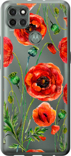 

Чехол Нарисованные маки для Motorola G9 Power 1633972