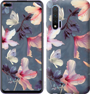 Чехол Нарисованные цветы для Huawei Nova 6