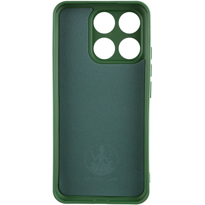 Фото Чохол Silicone Cover Lakshmi Full Camera (AA) на Xiaomi 14 (Зелений / Dark green) на vchehle.ua