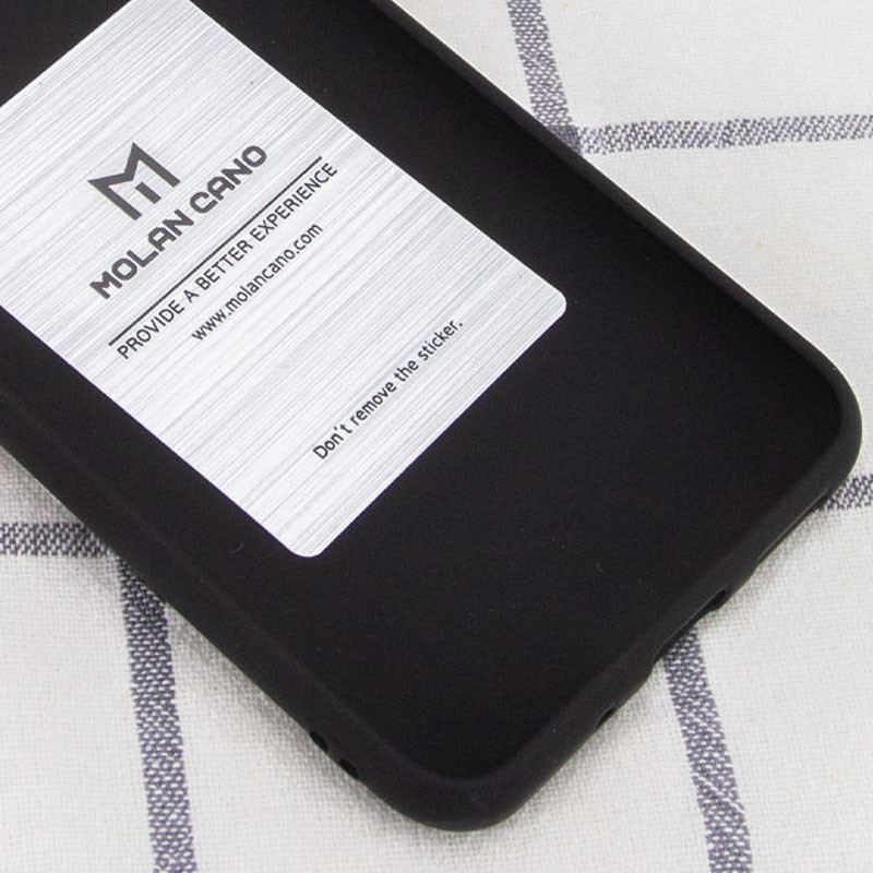 Фото TPU чехол Molan Cano Smooth для Xiaomi Redmi Note 10 Pro / 10 Pro Max (Черный) в магазине vchehle.ua