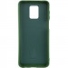 Фото Чохол Silicone Cover Lakshmi (AA) на Xiaomi Redmi Note 9s / Note 9 Pro / Note 9 Pro Max (Зелений / Dark green) на vchehle.ua