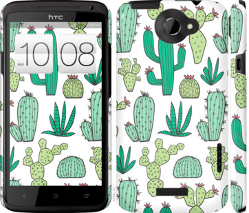 

Чехол кактусы 2 для HTC One X 775237