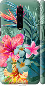 Чехол Тропические цветы v1 для Xiaomi Redmi K20 Pro
