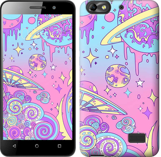 

Чехол Розовая галактика для Huawei Honor 4C 633557