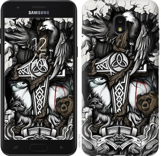 Чохол Тату Викинг для Samsung Galaxy J7 2018