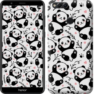 Чохол Панди на Huawei Honor 7X