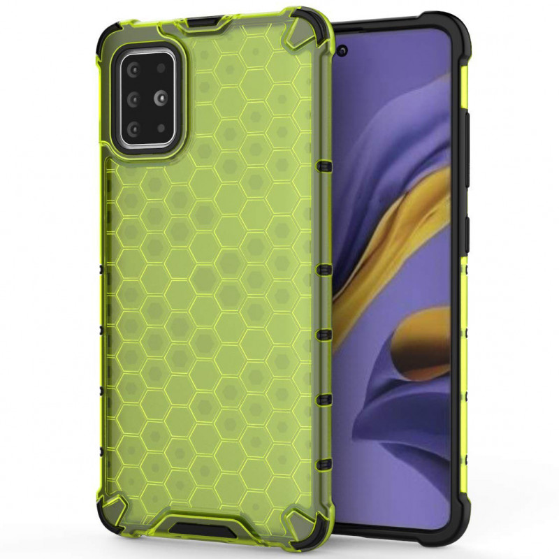 

Ударостійкий чохол Honeycomb на Samsung Galaxy A51 (Зелений) 873750