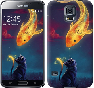 

Чехол Кошкин сон для Samsung Galaxy S5 Duos SM G900FD 157156