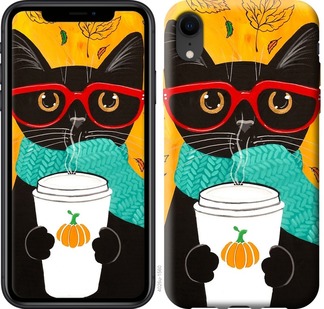 

Чехол Осенний кот для iPhone XR 669730