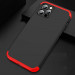 Фото Пластикова накладка GKK LikGus 360 градусів (орр) на Apple iPhone 12 Pro Max (6.7") (Чорний / Червоний) в маназині vchehle.ua