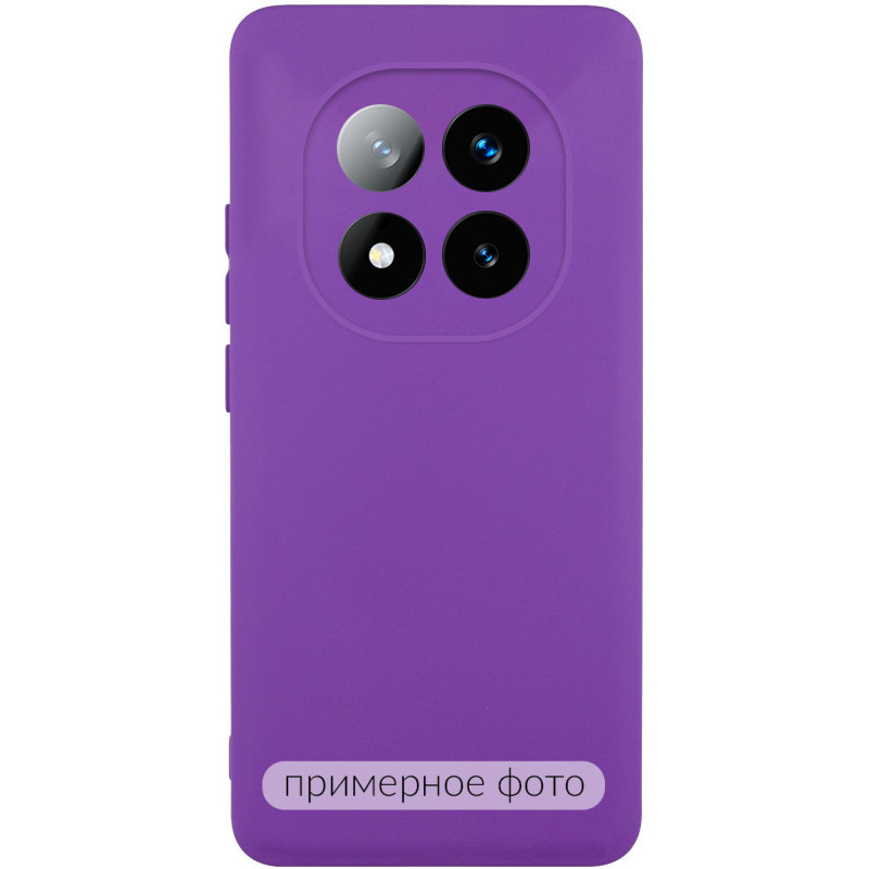 Чохол Silicone Cover Lakshmi Full Camera (AA) на Xiaomi Redmi A5 / Poco C71 (Фіолетовий / Purple)
