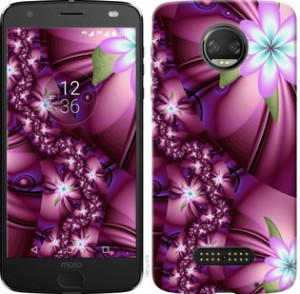 Чехол Цветочная мозаика для Motorola Moto G5 PLUS