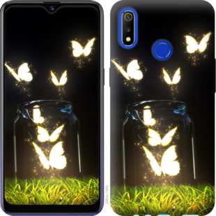 Чехол Бабочки для Realme 3