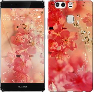 

Чохол Рожеві квіти на Huawei P9 Plus 324656