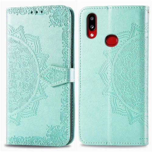 Фото Кожаный чехол-книжка Art Case с визитницей для Samsung Galaxy A10s (Бирюзовый) в магазине vchehle.ua