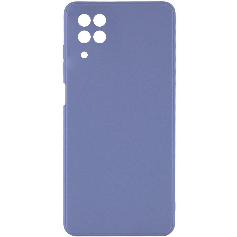 Силиконовый чехол Candy Full Camera для Samsung Galaxy M33 5G (Голубой / Mist blue)