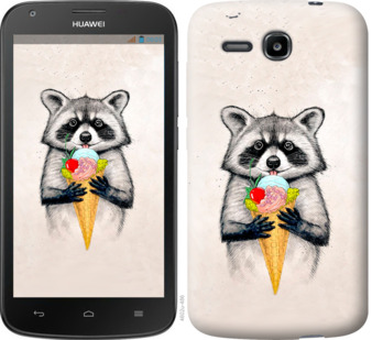 

Чохол Єнотик з морозивом на Huawei Ascend Y600 801422