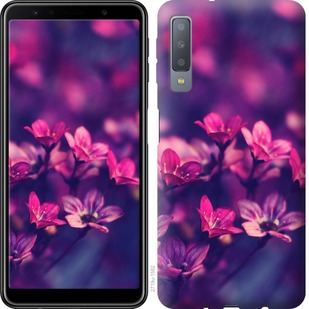 

Чехол Пурпурные цветы для Samsung Galaxy A7 (2018) A750F 679066