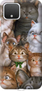 Чехол коты для Google Pixel 4