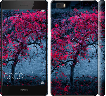 

Чехол Дерево с яркими листьями для Huawei Ascend P8 Lite 736502