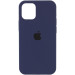 Чехол Silicone Case Full Protective (AA) для Apple iPhone 14 Pro Max (6.7") (Темный Синий / Midnight Blue)
