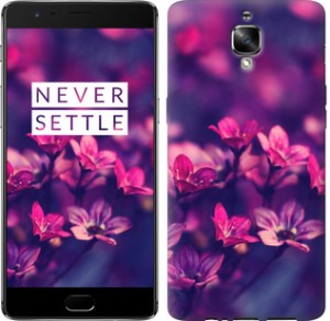 Чехол Пурпурные цветы для OnePlus 3