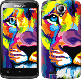 

Чехол Разноцветный лев для Lenovo S820 261532