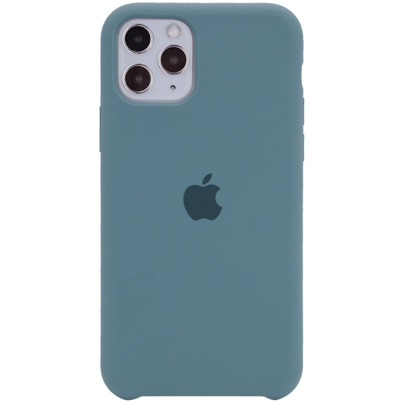 Чохол Silicone Case (AA) на Apple iPhone 11 Pro Max (6.5") (Зелений / Pine green)
