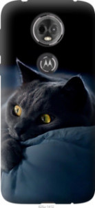 Чехол Дымчатый кот для Motorola Moto E5 Plus