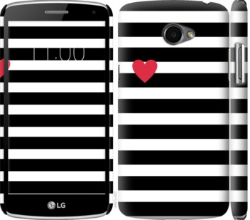 

Чохол Чорно-білі смуги на LG K5 X220 751892