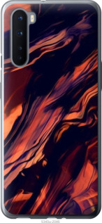 

Чехол Черно-оранжевая абстракция для OnePlus Nord 1405012