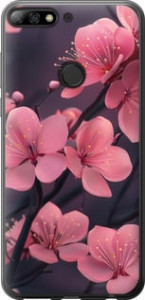Чехол Пурпурная сакура для Honor 7C pro