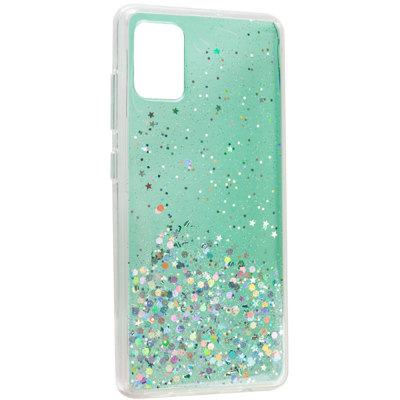 

TPU чохол Star Glitter на Samsung Galaxy A51 (М'ятний) 913924