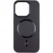 Фото Шкіряний чохол SnapCase with Magnetic Safe на Apple iPhone 13 / 14 (6.1") (Black) на vchehle.ua