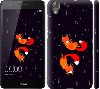 

Чехол Лисички в космосе для Huawei Y6 II 870474