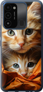 Чехол Котики 2 для Tecno Spark 8C KG5k