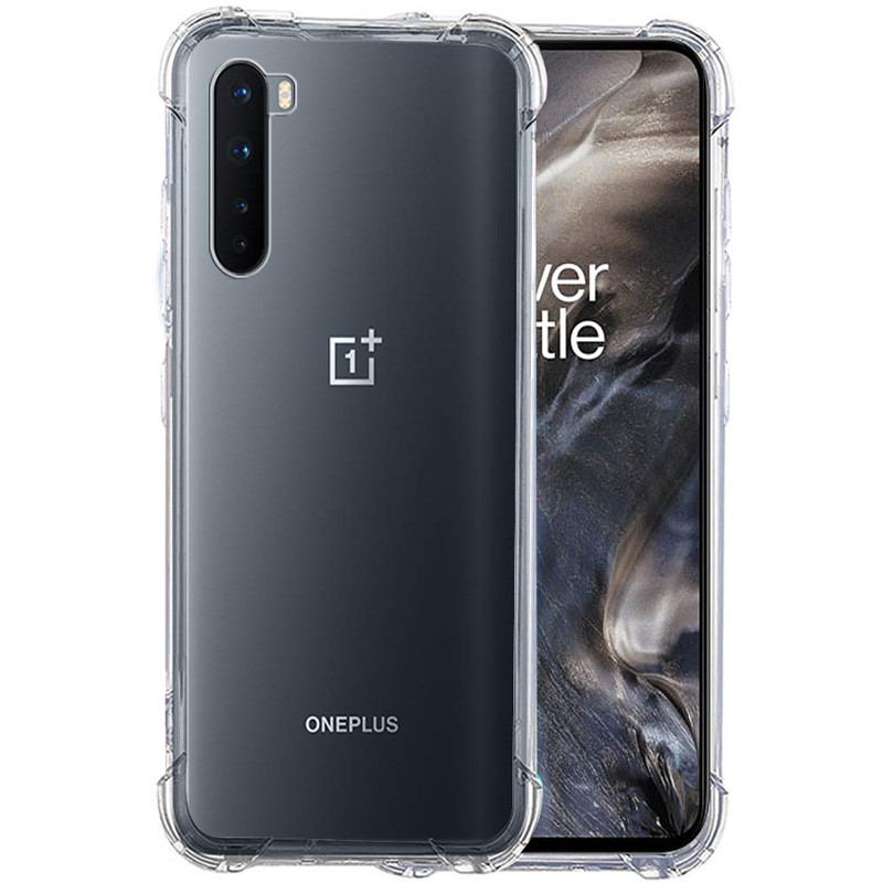 Купить TPU чехол Epic Ease с усиленными углами для OnePlus Nord (Бесцветный (прозрачный)) на vchehle.ua