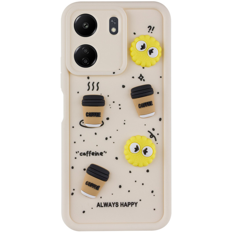 Фото Чехол TPU Toys Case для Xiaomi Redmi 13C / Poco C65 (Sand / Always Happy) на vchehle.ua