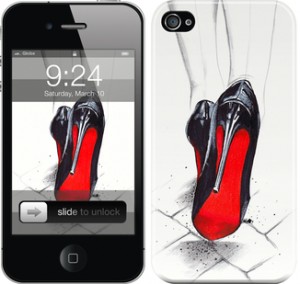 Чехол Devil Wears Louboutin для iPhone 4