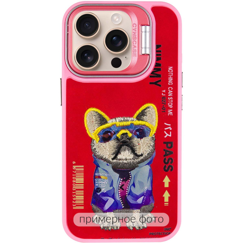 Фото TPU+PC чохол Friends на Apple iPhone 15 Pro (6.1") (Pink Dog) на vchehle.ua