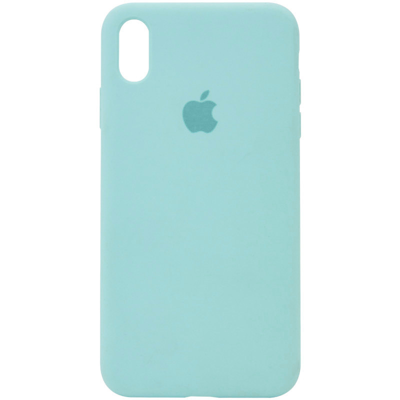 Чохол Silicone Case Full Protective (AA) на Apple iPhone XR (6.1") (Бірюзовий / Swimming pool)