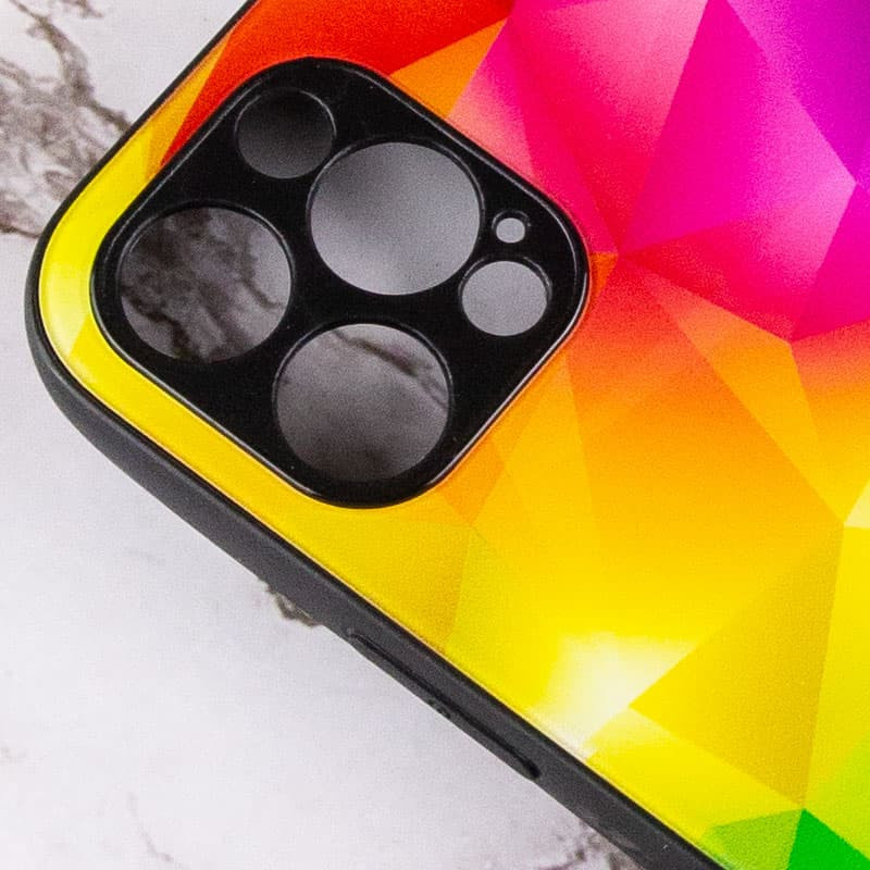 TPU+Glass чехол Diversity для Apple iPhone 12 Pro Max (6.7") (Rainbow) в магазине vchehle.ua