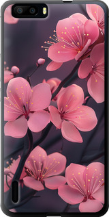 Чехол Пурпурная сакура для Huawei Honor 6 Plus
